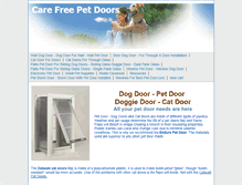 Tablet Screenshot of best-pet-door.com